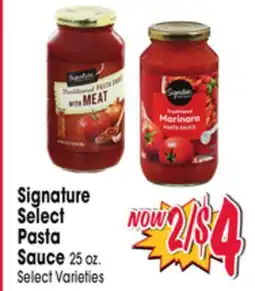 Jewel-Osco Signature Select Pasta Sauce offer