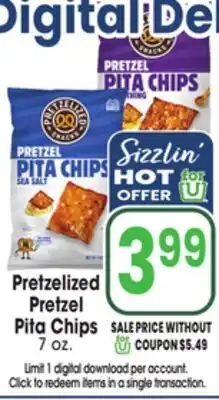Jewel-Osco Pretzelized Pretzel Pita Chips offer