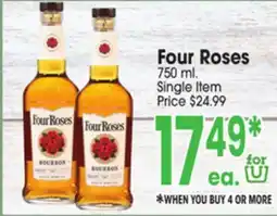 Jewel-Osco Four Roses offer