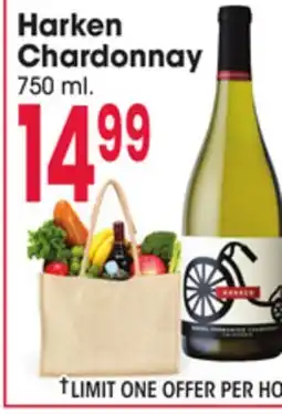 Jewel-Osco Harken Chardonnay offer