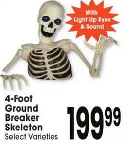 Jewel-Osco 4-Foot Ground Breaker Skeleton offer