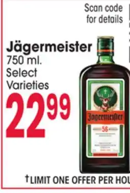 Jewel-Osco Jägermeister offer