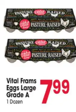 Jewel-Osco Vital Frams Eggs Large Grade A offer