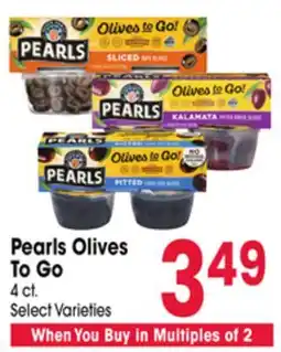 Jewel-Osco Pearls Olives To Go offer
