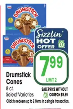 Jewel-Osco Drumstick Cones offer