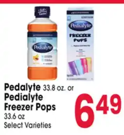 Jewel-Osco Pedialyte 33.8 oz. or Pedialyte Freezer Pops 33.6 oz offer