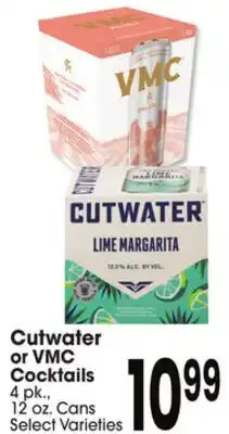 Jewel-Osco Cutwater or VMC Cocktails offer