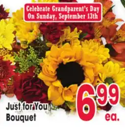 Jewel-Osco Just for You Bouquet offer