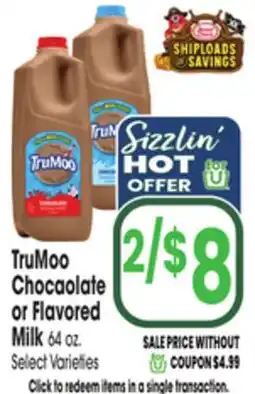 Jewel-Osco TruMoo Chocaolate or Flavored Milk offer