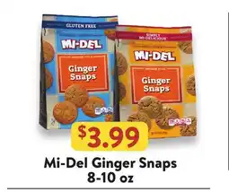 Fresh Thyme Mi-Del Ginger Snaps offer