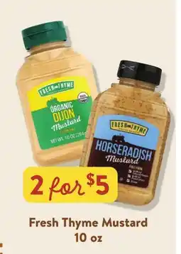 Fresh Thyme Fresh Thyme Mustard offer