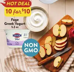 Fresh Thyme Fage Greek Yogurt offer