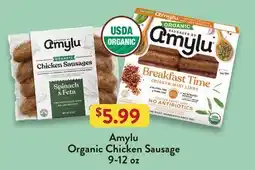 Fresh Thyme Amylu Organic Chicken Sausage offer