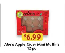 Fresh Thyme Abe's Apple Cider Mini Muffins offer