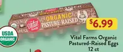 Fresh Thyme Vital Farms Organic Pastured-Raised Eggs offer
