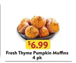 Fresh Thyme Fresh Thyme Pumpkin Muffins offer