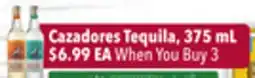 Tony’s Fresh Market Cazadores Tequila offer