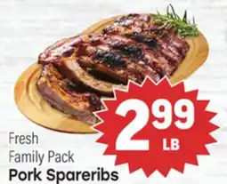 Tony’s Fresh Market Pork Spareribs offer