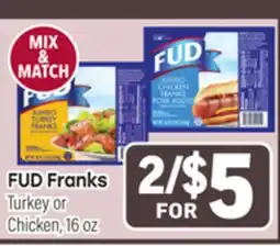 Tony’s Fresh Market FUD Franks offer