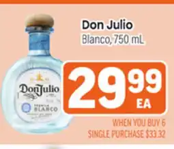 Tony’s Fresh Market Don Julio Blanco offer