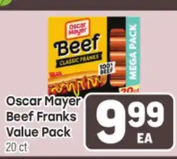 Tony’s Fresh Market Oscar Mayer Beef Franks Value Pack offer