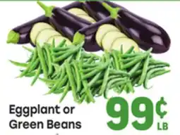 Tony’s Fresh Market Eggplant or Green Beans offer