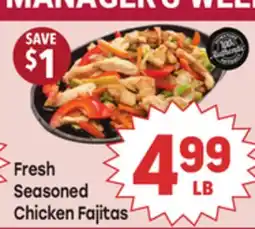 Tony’s Fresh Market Fresh Seasoned Chicken Fajitas offer