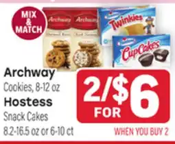Tony’s Fresh Market Archway Cookies or Hostess offer