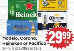Tony’s Fresh Market Modelo, Corona, Heineken or Pacifico offer