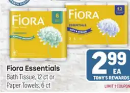 Tony’s Fresh Market Fiora Essentials offer