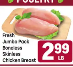 Tony’s Fresh Market Fresh Jumbo Pack Boneless Skinless Chicken Breast offer
