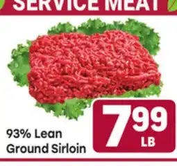 Tony’s Fresh Market 93% Lean Ground Sirloin offer