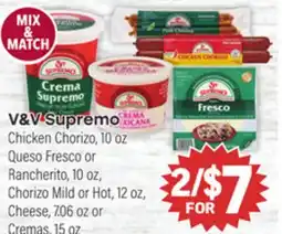 Tony’s Fresh Market V&V Supremo offer