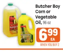 Tony’s Fresh Market Butcher Boy Corn or Vegetable Oil offer
