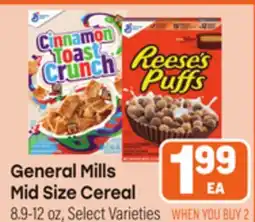 Tony’s Fresh Market General Mills Mid Size Cereal offer