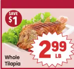 Tony’s Fresh Market Whole Tilapia offer