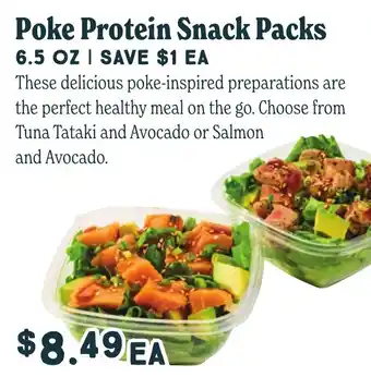 Poke Protein Snack Packs