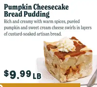 Pumpkin Cheesecake Bread Pudding