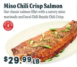 Market of Choice Miso Chili Crisp Salmon offer
