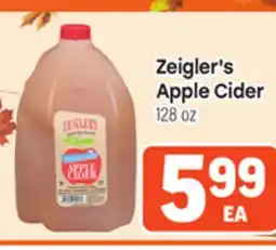 Tony’s Fresh Market Zeigler's Apple Cider offer