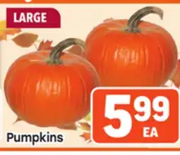 Tony’s Fresh Market Pumpkins offer