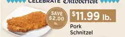 Heinen's Pork Schnitzel offer