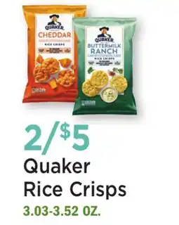 Heinen's Quaker Rice Crisps offer