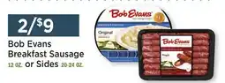 Heinen's Bob Evans Breakfast Sausage 12 OZ. or Sides 20-24 OZ offer