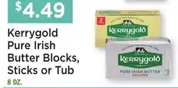 Heinen's Kerrygold Pure Irish Butter Blocks, Sticks or Tub offer