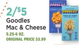 Heinen's Goodles Mac & Cheese offer