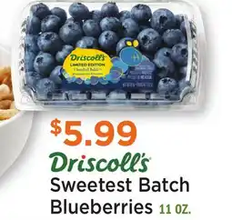 Heinen's Driscoll's Sweetest Batch Blueberries offer