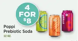 Heinen's Poppi Prebiotic Soda offer