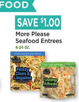 Heinen's More Please Seafood Entrees offer