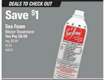 AutoZone Sea Foam Motor Treatment offer